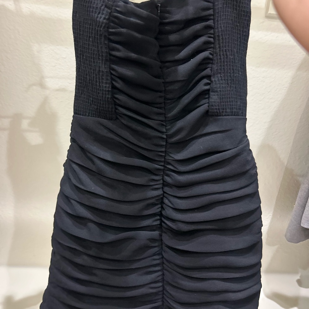 Zara Extra Small Black tie dress only worn once - Picture 2 of 8